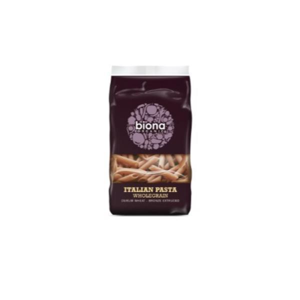 Biona Organic Wholewheat Penne 500g