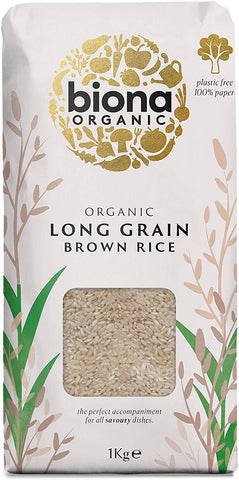 BIONA Biona Organic Long Grain Brown Rice 1kg