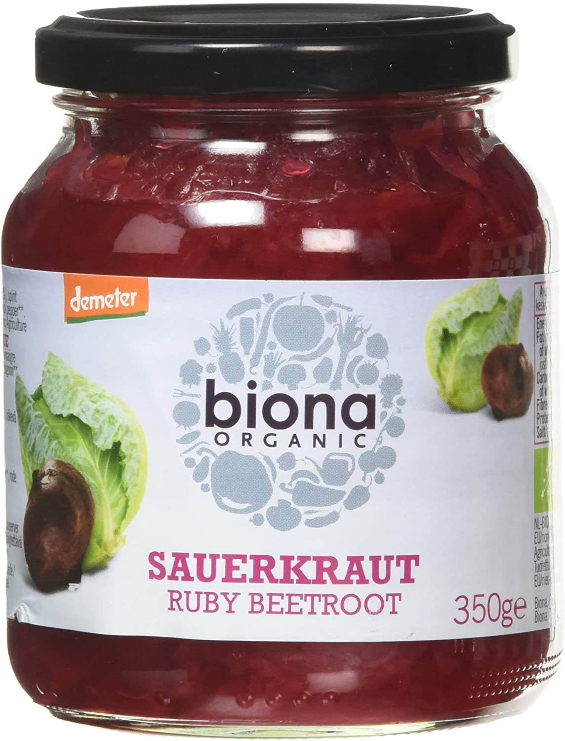 BIONA Biona Sauerkraut Ruby Red Organic/Demeter 350g