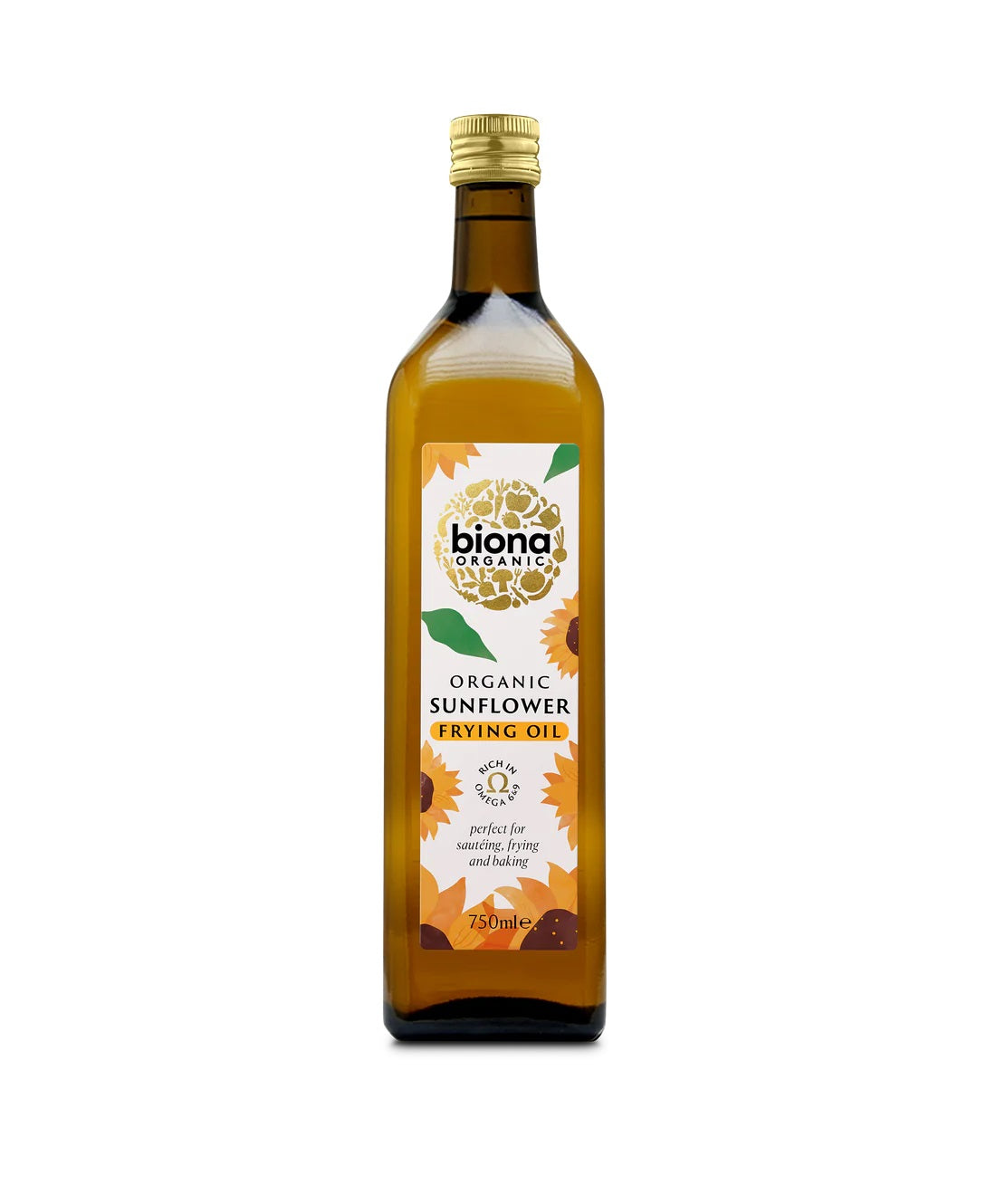 Biona Organic Sunflower Frying Oil 750ml (Pack of 12)
