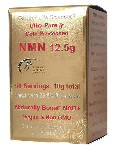 BioTech Life Sciences NMN 12.5 grams Ultra Pure 99.5% 12.5g