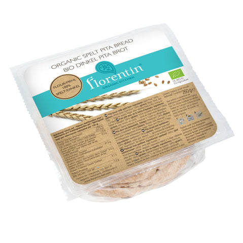 Florentin Spelt Pita Bread Organic 260g (Pack of 12)
