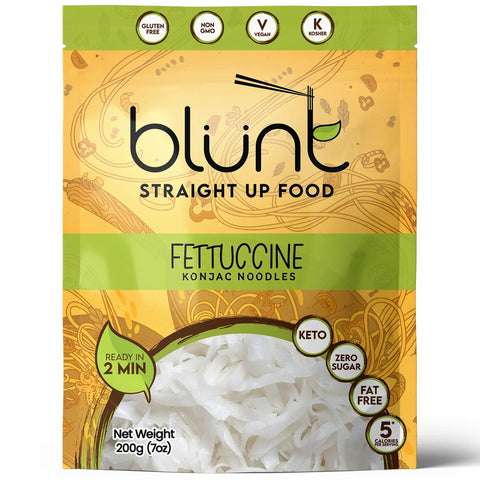 Blunt Foods Konjac Noodles Fettuccine 200g(Pack of 6)