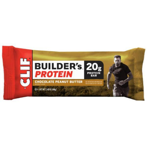 Clif Bar Builders Peanut Butter Bar 68g (Pack of 12)