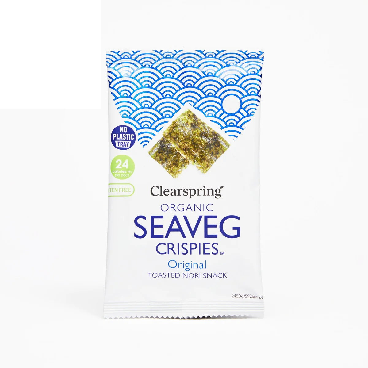Clearspring Ltd. Organic Seaveg Crispies - Original 4g (Pack of 20)