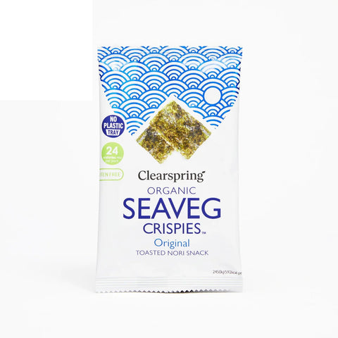 Clearspring Ltd. Organic Seaveg Crispies - Original 4g (Pack of 20)