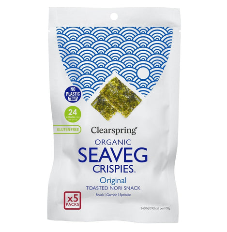 Clearspring Ltd. Organic Seaveg Crispies Multipack - Original 20g