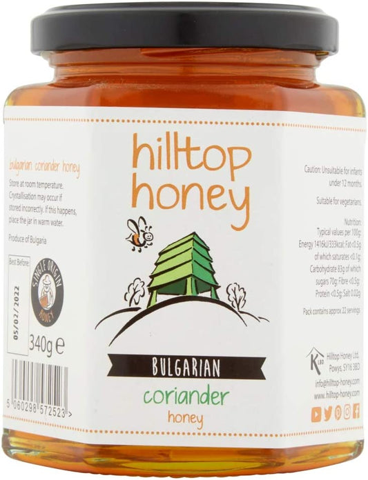Hilltop Honey Bulgarian Coriander Honey 340g