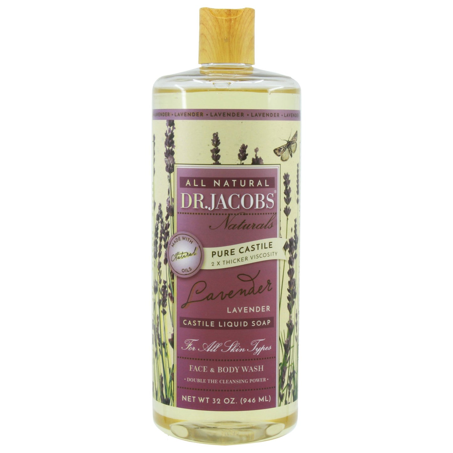 Dr Jacobs Naturals Body Wash - Lavender 946 ml