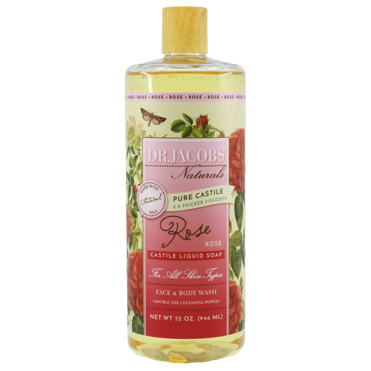 Dr Jacobs Naturals Body Wash - Rose 946 ml