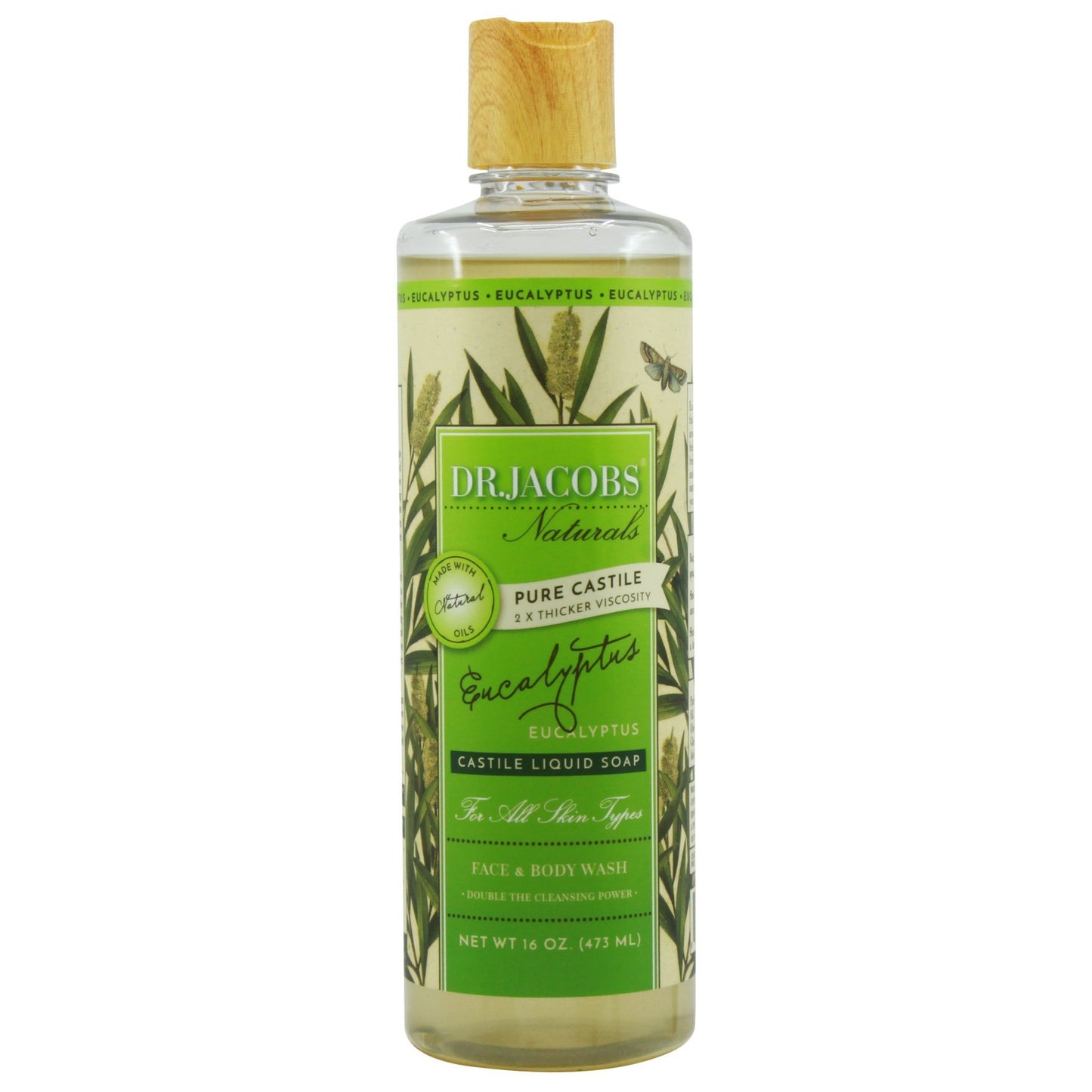 Dr Jacobs Naturals Body Wash - Eucalyptus 437 ml