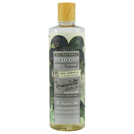 Dr Jacobs Naturals Body Wash - Unscented 437 ml