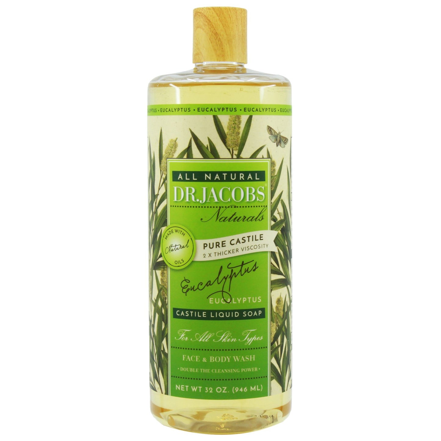 Dr Jacobs Naturals Body Wash - Eucalyptus 946 ml