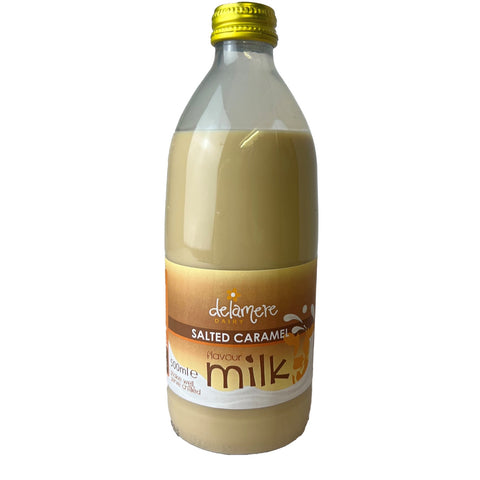 Delamere Dairy Salted Caramel Flavoured Cows Milk 500ml (Pack of 12)