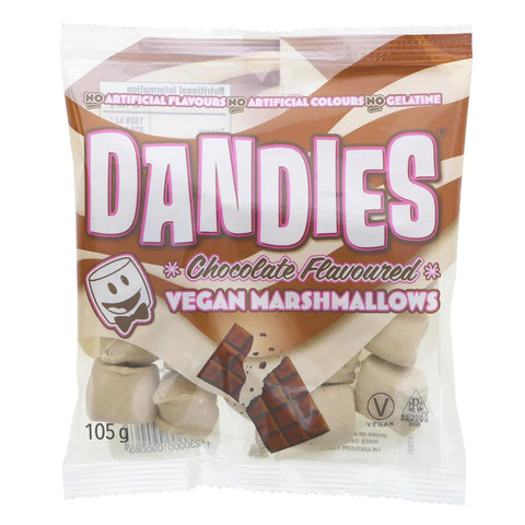 Dandies Chocolate Marshmallows 105g (Pack of 10)