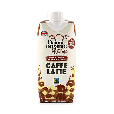 Daioni Organic Caffe Latte Coffee 330ml (Pack of 12)