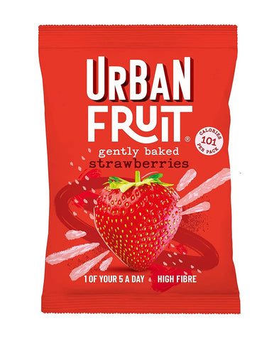 Urban Fruit Strawb Snack Pack 35g (Pack of 14)