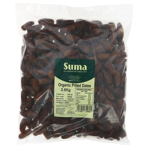Suma Bagged Down - Organic Pitted Dates 2.5kg