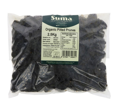Suma Bagged Down - Organic Pitted Prunes 2.5kg