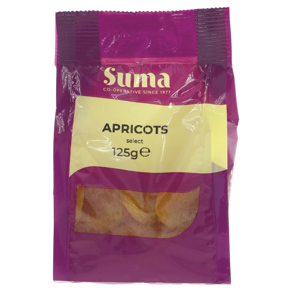 Suma Prepacks Select Apricots 125g (Pack of 6)