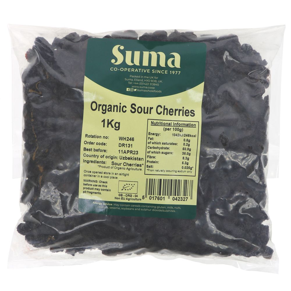 Suma Bagged Down - Organic Sour Cherries 1kg