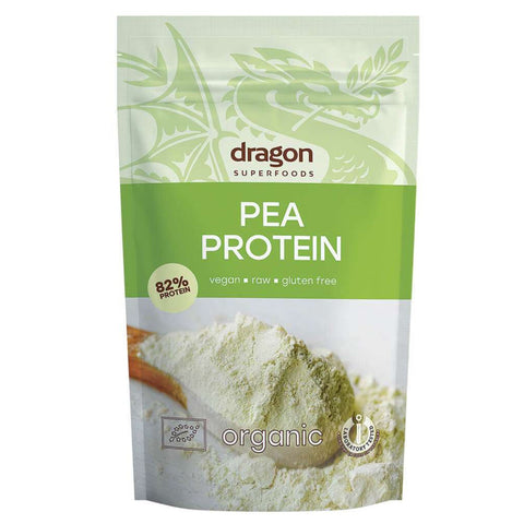 Dragon Superfoods Organic Pea Protein - 80% Protein 200g (Pack of 6)