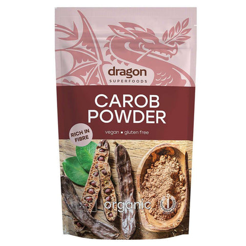 Dragon Superfoods Organic Carob Powder 200g (Pack of 6)
