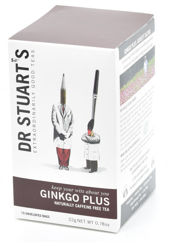 Dr Stuarts Ginkgo Plus Herbal Tea 15 Bags (Pack of 4)