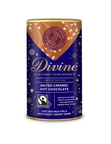 Divine Chocolate Salted Caramel Hot Chocolate 300g (Pack of 6)