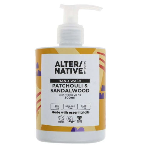 ALTER/NATIVE by Suma Hand Wash Patchouli 300ml (Pack of 6)