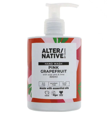 ALTER/NATIVE by Suma Hand Wash Pink Grapefruit 300ml (Pack of 6)