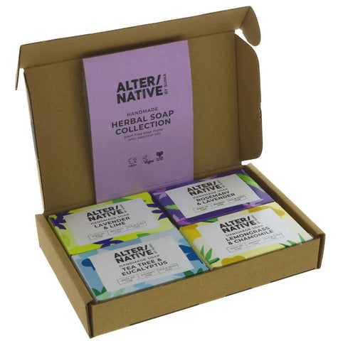 ALTER/NATIVE by Suma Gift Set Herbal - 4 Bars (Pack of 6)