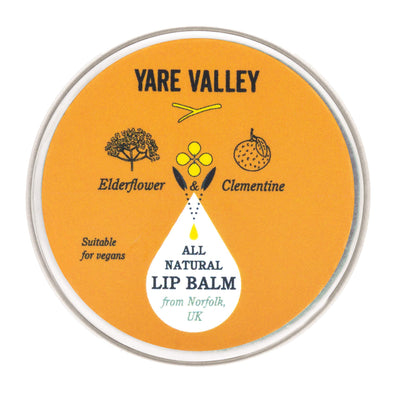 Yare Valley Lip Balm Elder/clm 15g (Pack of 12)