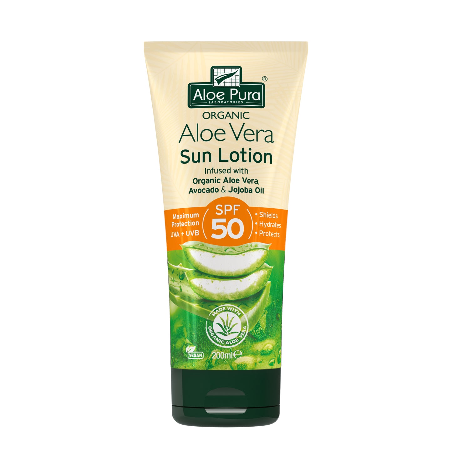 Aloe Pura Aloe Vera Sun Lotion SPF50 200ml