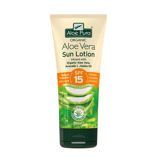 Aloe Pura Aloe Vera Sun Lotion Spf 15 200ml
