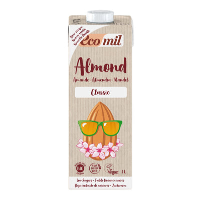 Ecomil Almond Drink Classic 1000ml (Pack of 6)
