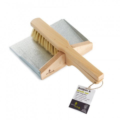 Ecoliving Dustpan and Brush Set 436g (Pack of 6)