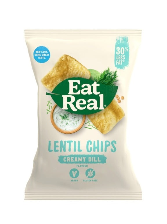 Eat Real Lentil Creamy Dill 95g (Pack of 10)