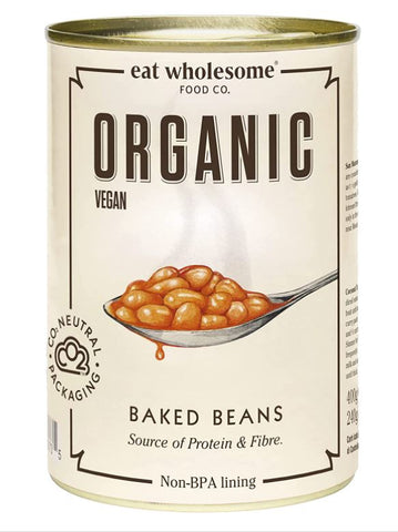 Eat Wholesome Organic Baked Beans 400g (Pack of 6)