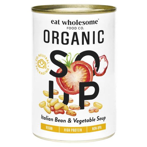 Eat Wholesome Organic Tuscan Bean & Vegetable Soup 400g (Pack of 6)