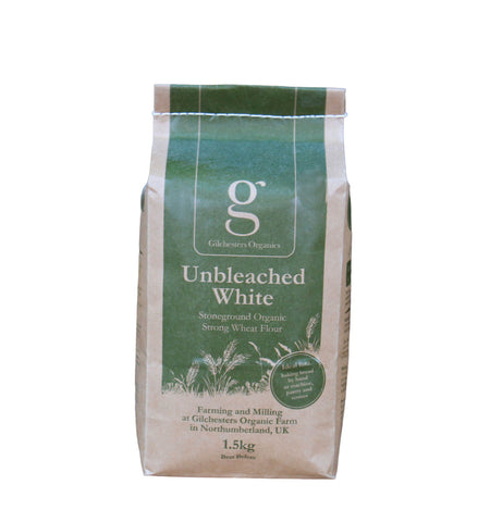 Gilchesters Organics White Wheat Flr 1.5kg (Pack of 6)