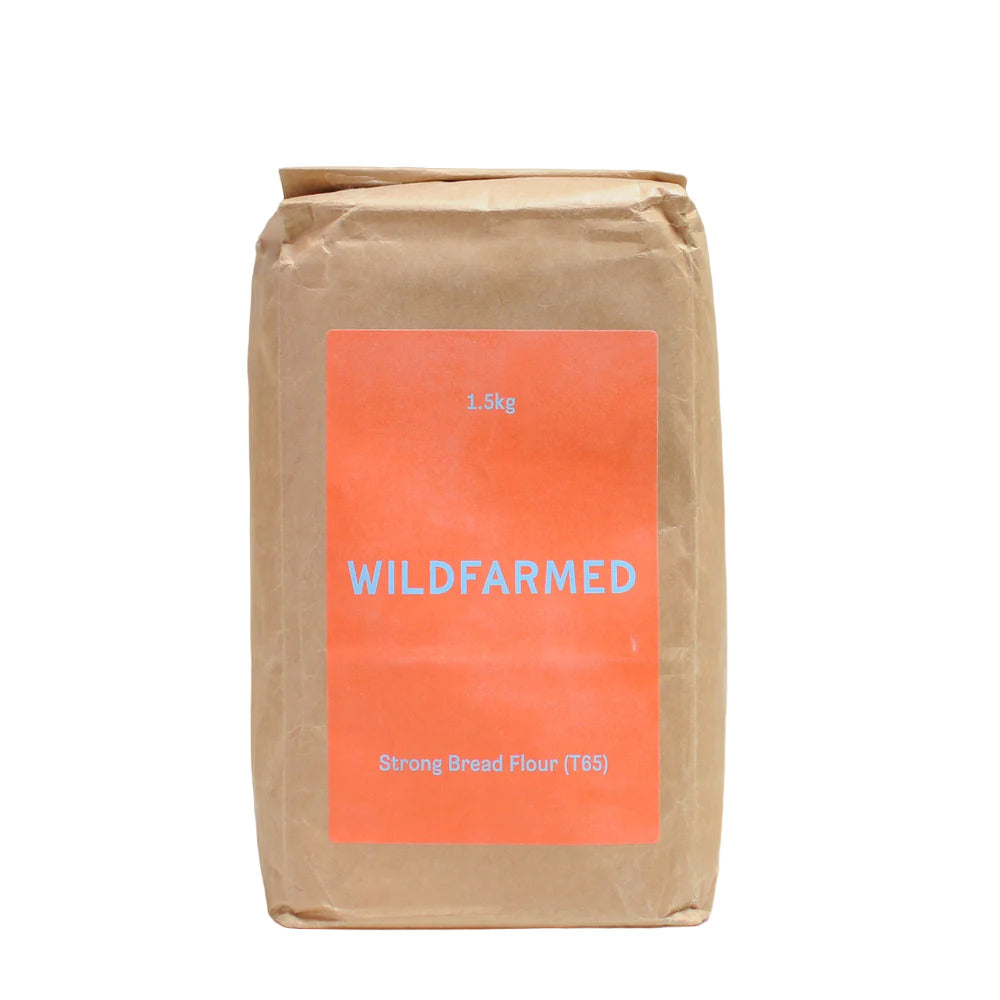 Wildfarmed White Bread Flour 1.5kg (Pack of 5) SuperfoodUK