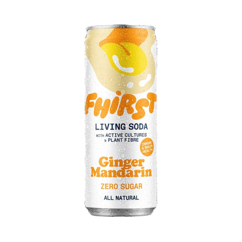 Fhirst Ginger Mandarin Living Soda 330ml (Pack of 12)