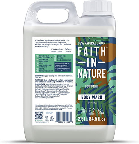 Faith in Nature Coconut Body Wash 2.5L