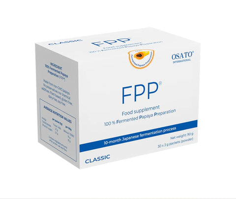 FPP 100% fermented papaya natural food supplement 30 sachets (Pack of 12)
