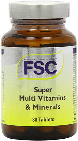 FSC Super Multi Vitamins & Minerals 30 Tablets