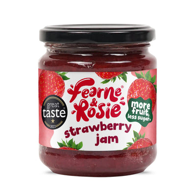 Fearne & Rosie Reduced Sugar Strawberry Jam 300g (Pack of 6)