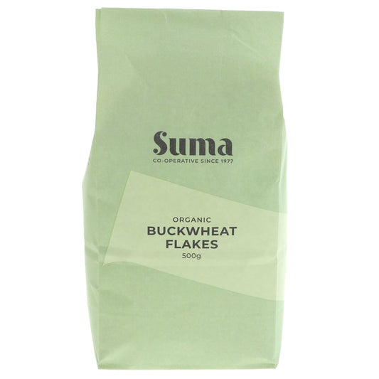 Suma Prepacks Organic Buckwheat Flakes 500g (Pack of 6)