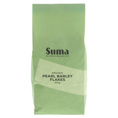 Suma Prepacks - Organic Pearl Barley Flakes 500g (Pack of 6)