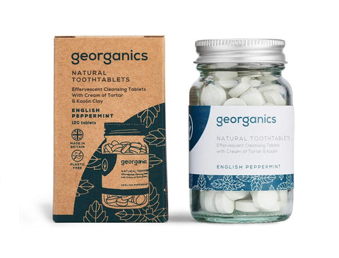 Georganics Mineral Toothtablets - Mint 120 Tablet (Pack of 10)